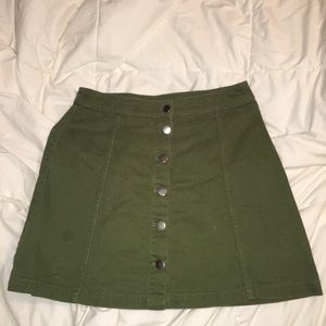 Green skirt